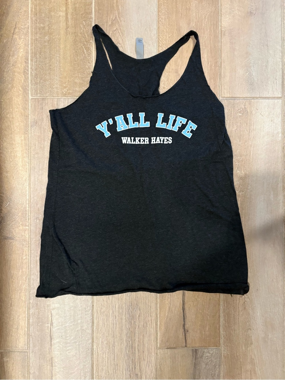 Y'ALL LIFE Walker Hayes Black Graphic Tank Top